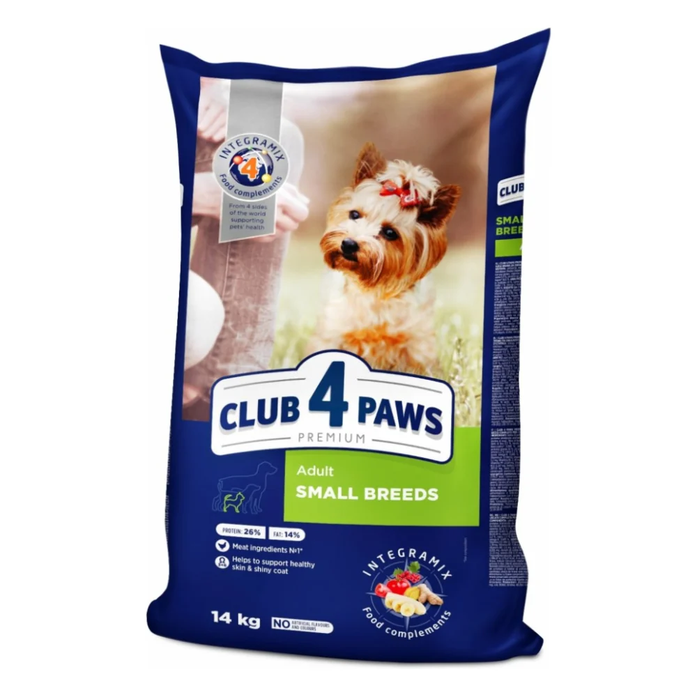 Сухий корм для собак Club 4 Paws Преміум. Для малих порід 14 кг (4820083909542)