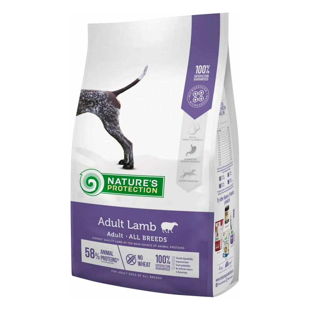 Сухий корм для собак Nature's Protection Adult Lamb All breeds 4 кг (NPS45749)