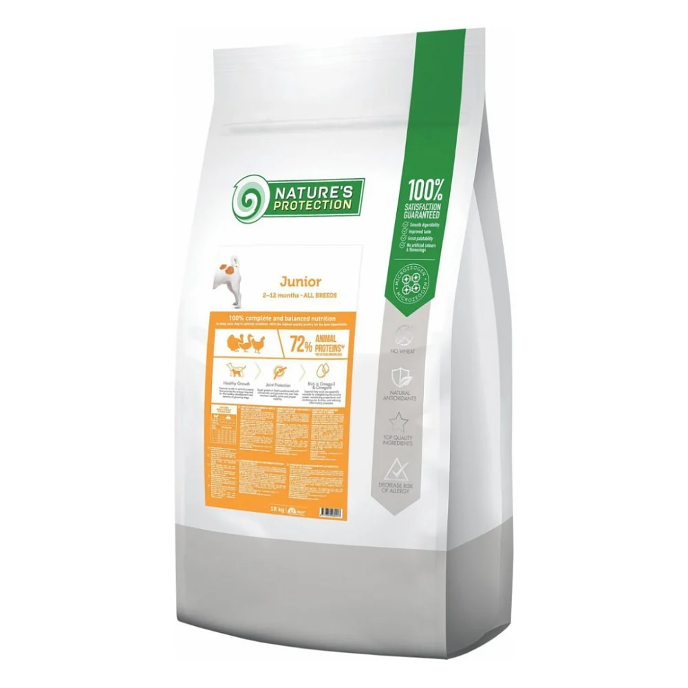 Сухий корм для собак Nature's Protection Junior All breeds 18 кг (NPB46041)