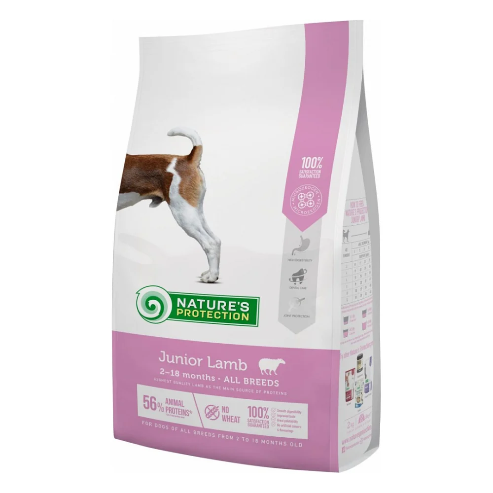 Сухий корм для собак Nature's Protection Junior Lamb All breeds 2 кг (NPS45746)