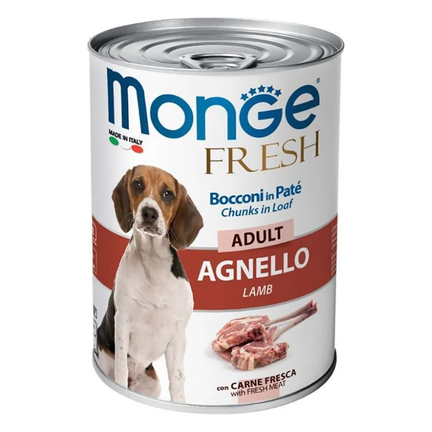 Консерви для собак Monge Dog Fresh ягня 400 г (8009470014571)