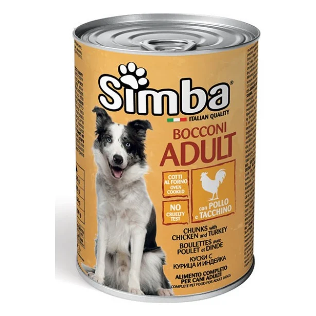 Консерви для собак Simba Dog Wet курка з індичкою 415 г (8009470009027)