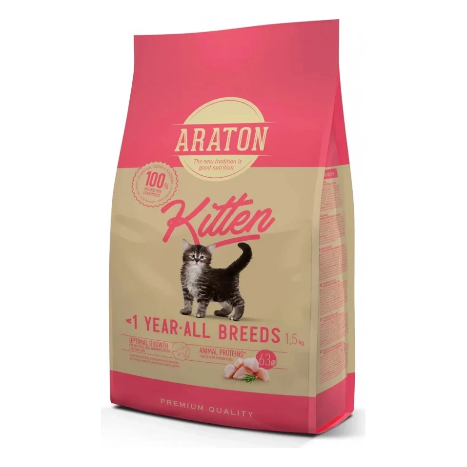 Сухий корм для кішок ARATON Kitten 1.5 кг (ART45644)