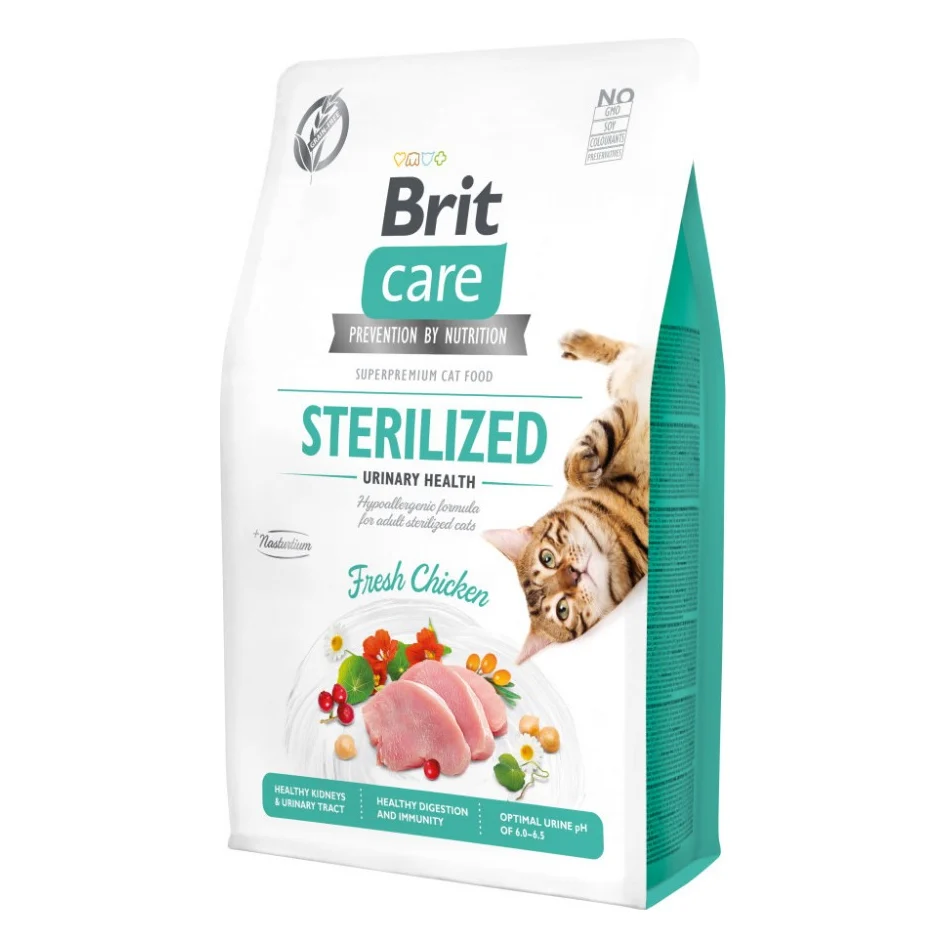 Сухий корм для кішок Brit Care Cat GF Sterilized Urinary Health 2 кг (8595602540730)