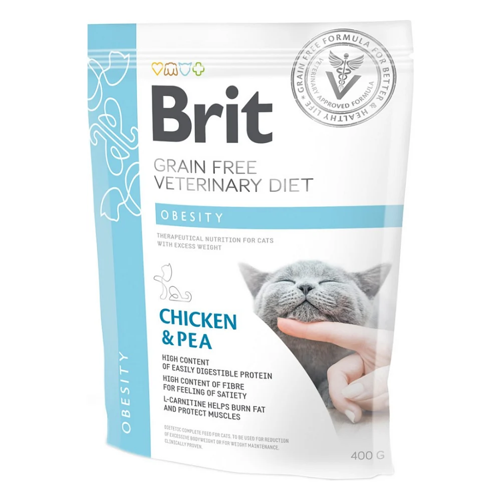 Сухий корм для кішок Brit GF VetDiets Cat Obesity 400 г (8595602528486)