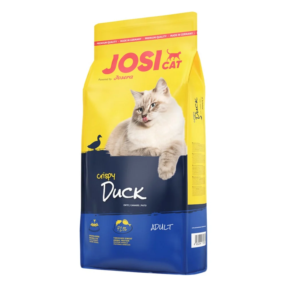 Сухий корм для кішок Josera JosiCat Crispy Duck 650 г (4032254753377)