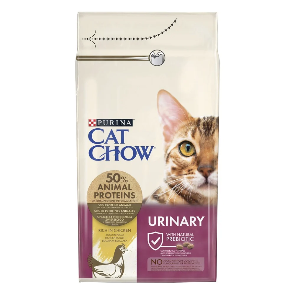 Сухий корм для кішок Purina Cat Chow Urinary Tract Health з куркою 1.5 кг (5997204514387)