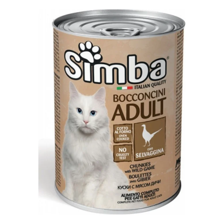 Консерви для котів Simba Cat Wet дичина 415 г (8009470009539)
