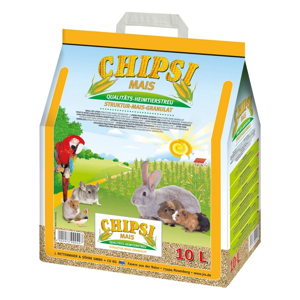 Наповнювач для гризунів Chipsi Mais Кукурудзяний вбирний 10 л (4002973000427)