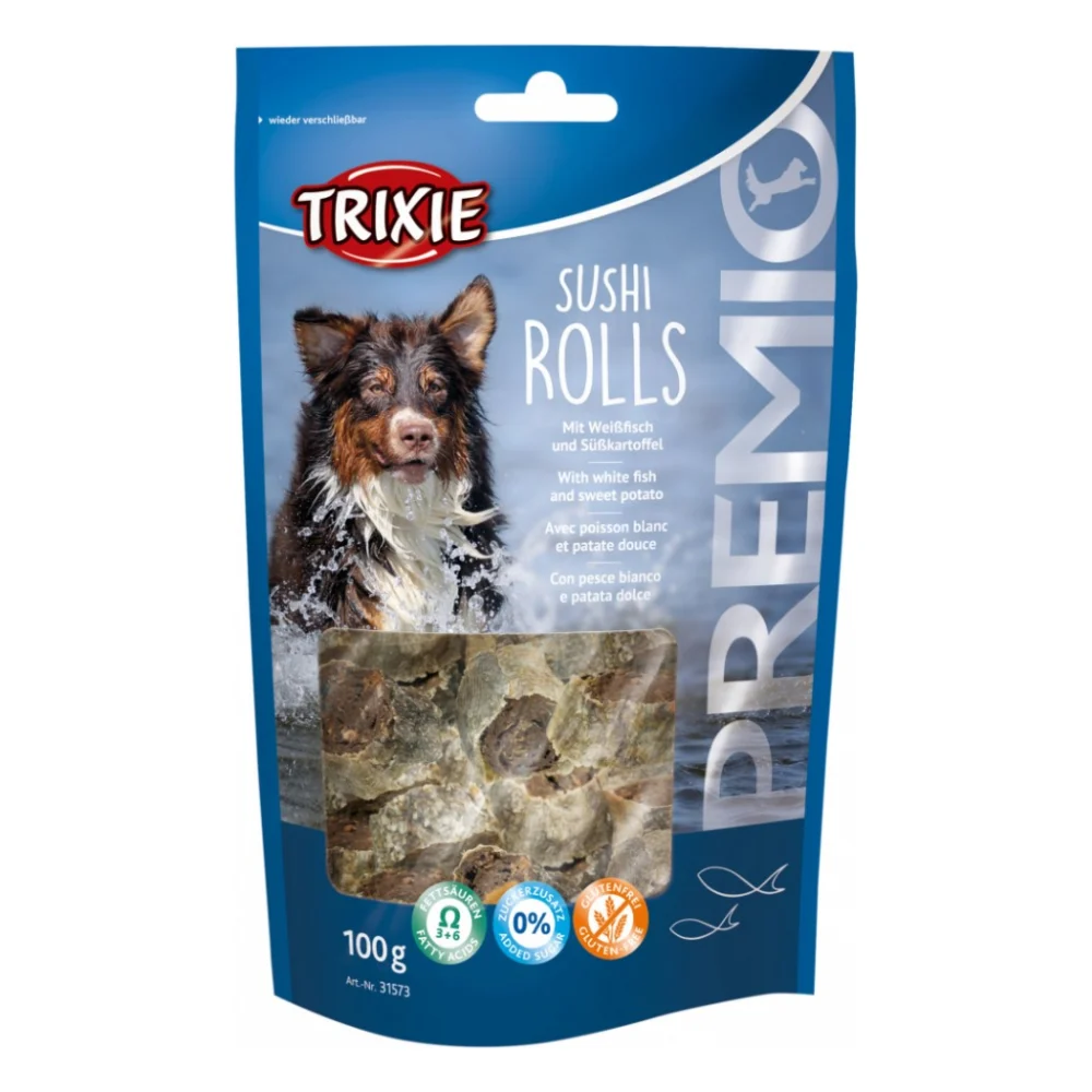 Ласощі для собак Trixie Premio Sushi Rolls з рибою 100 г (4011905315737)