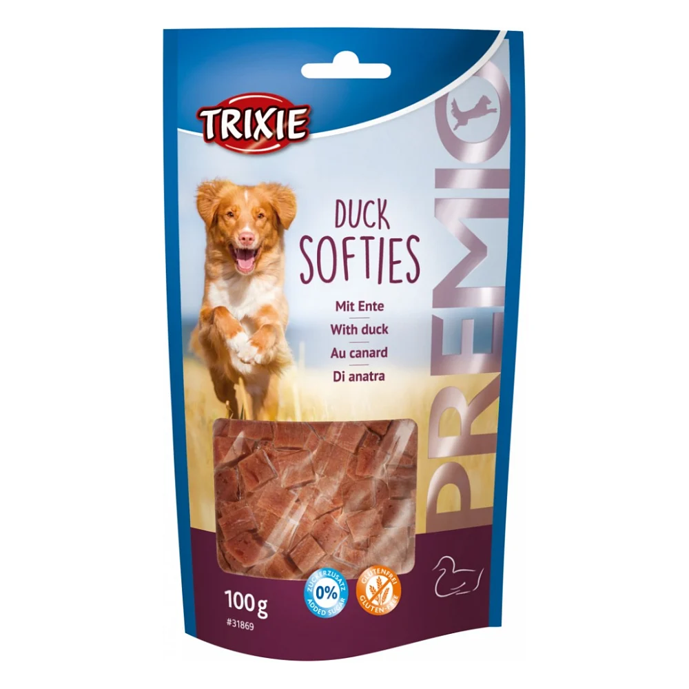 Ласощі для собак Trixie Premio Duck Softies з м'ясом качки 100 г (4011905318691)