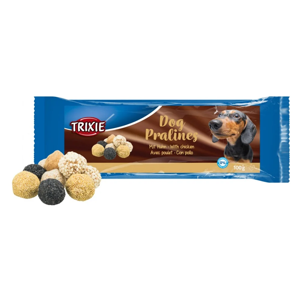 Ласощі для собак Trixie Dog Pralines з куркою 100 г (4053032447981)