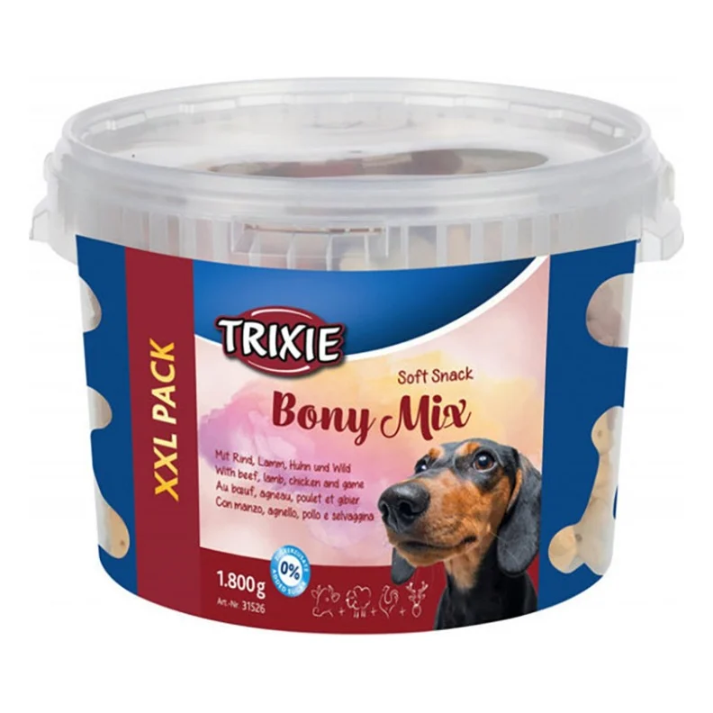 Ласощі для собак Trixie Soft Snack Bony Mix XXL 1.8 кг (4011905315263)