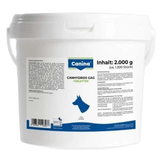 Вітаміни для собак Canina Petvital Canhydrox GAG Для кісток і суглобів 1200 таблеток (4027565123537)