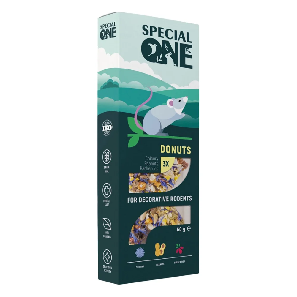 Вітаміни для гризунів Special One «Цикорій, арахіс, барбарис» 60 г (4823082425228)