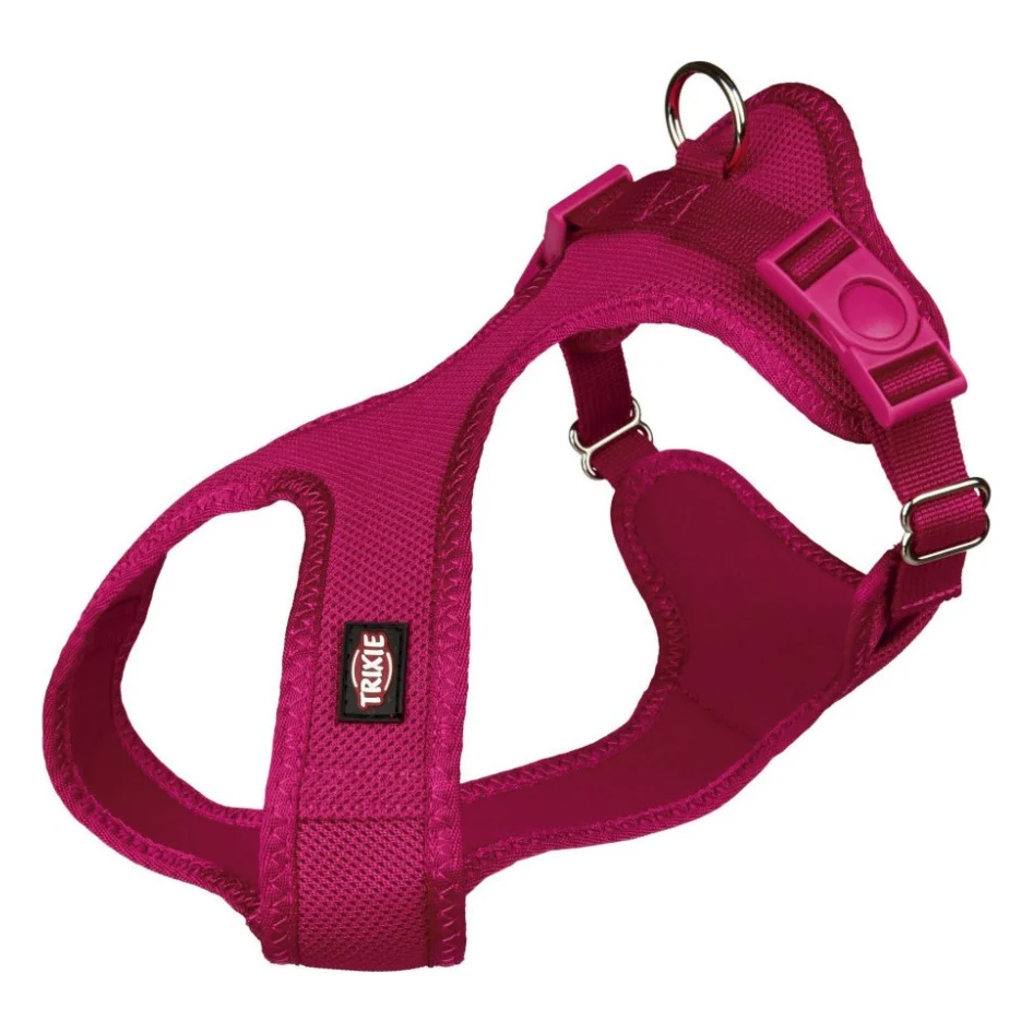Шлея для собак Trixie Soft м'яка XXS-XS 25-35 см/15 мм фуксія (4047974162484)