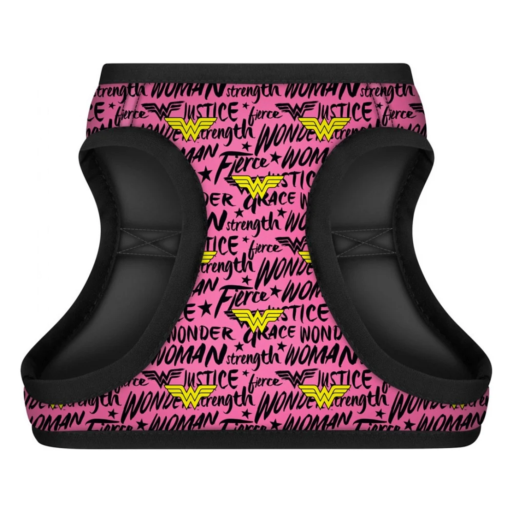 Шлея для собак WAUDOG Clothes з QR паспортом "Диво-жінка в рожевому" XS3 (1003-4010) — фото 2