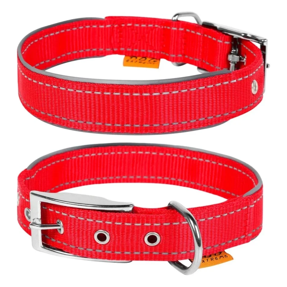 Нашийник для тварин Collar Dog Extremе 25 мм 38-48 см (червоний) (67043)