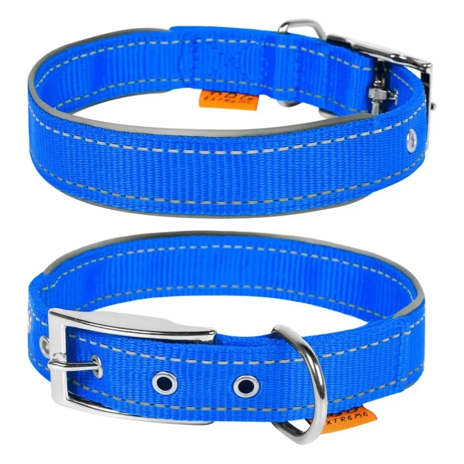 Нашийник для тварин Collar Dog Extremе 40 мм 60-72 см (блакитний) (64542)