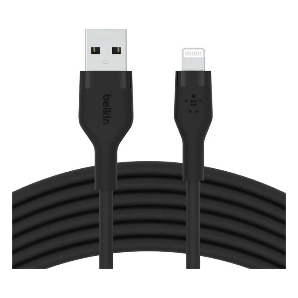 Кабель USB 2.0 AM to Lightning 2.0m Black Belkin (CAA008BT2MBK)