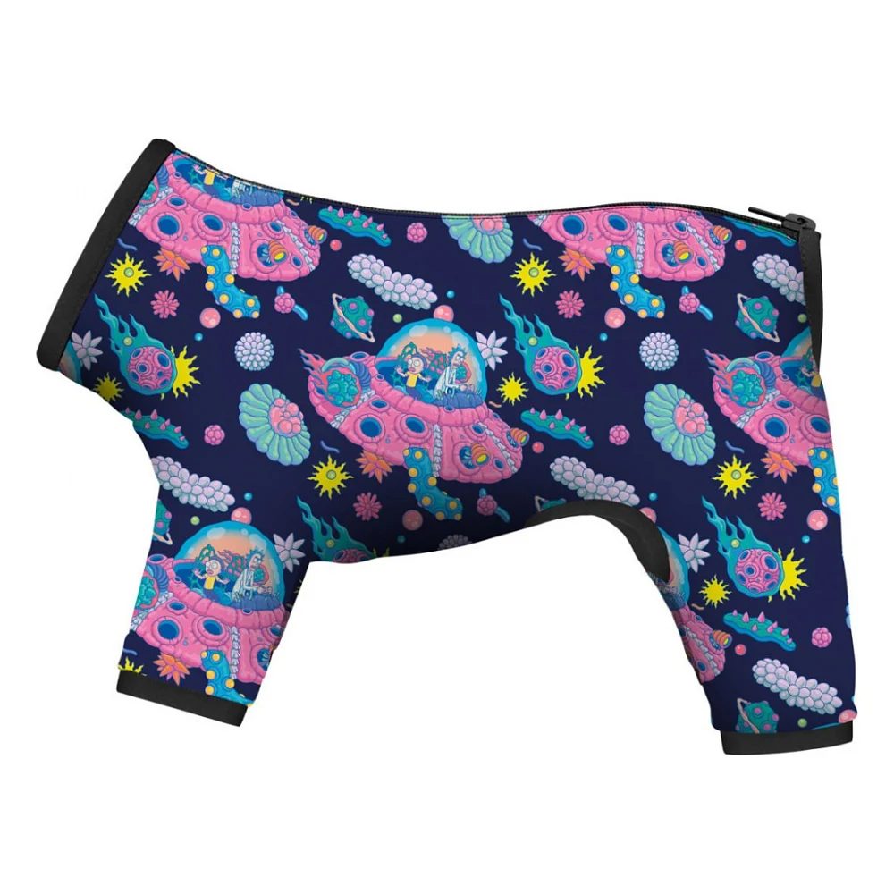 Дощовик для тварин Collar WAUDOG Clothes "Рік і Морті 1" S40 В 56-59 см, З 37-40 см (5340-0280)