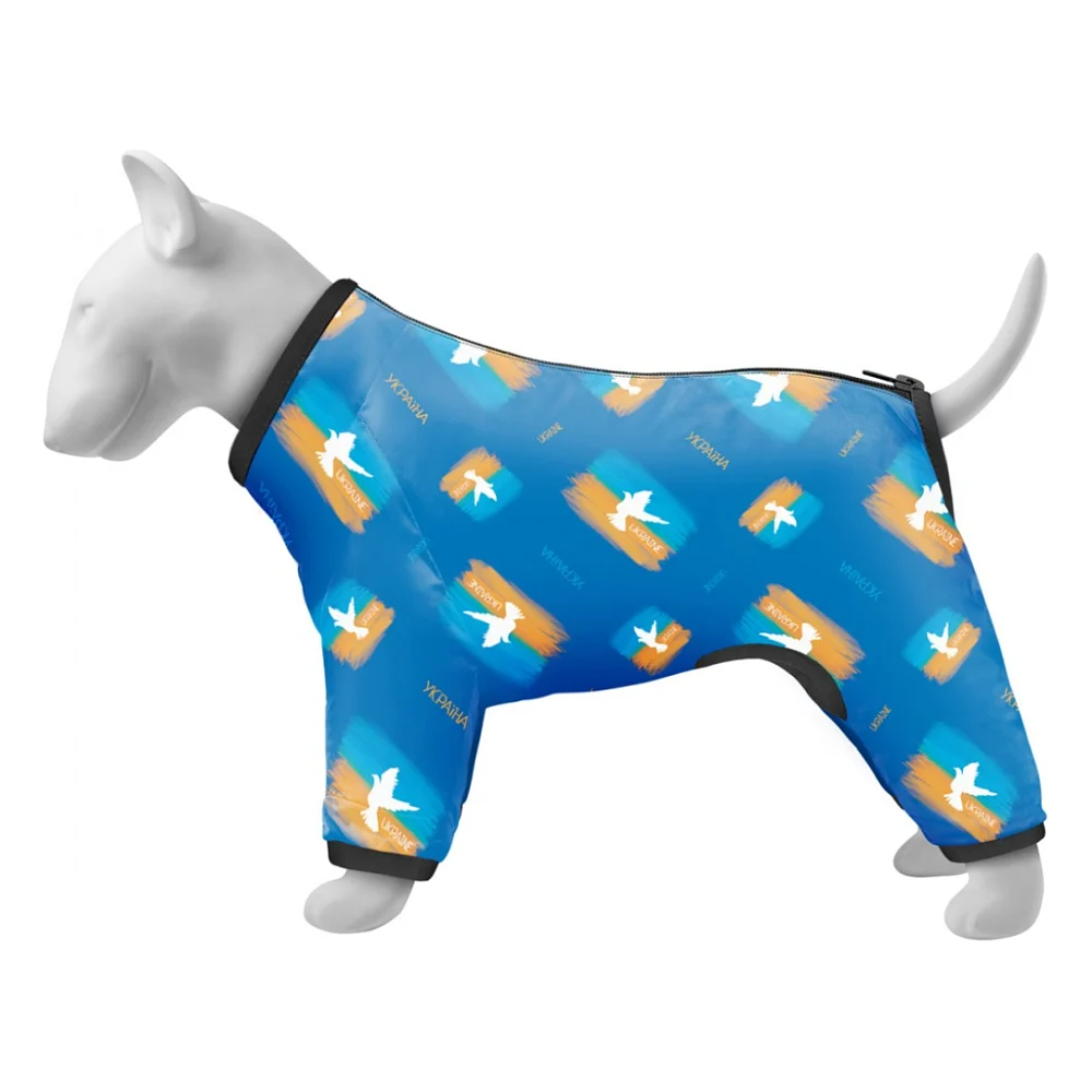 Дощовик для тварин Collar WAUDOG Clothes Прапор L50 B 70-74 см, C 47-50 см (5351-0229)