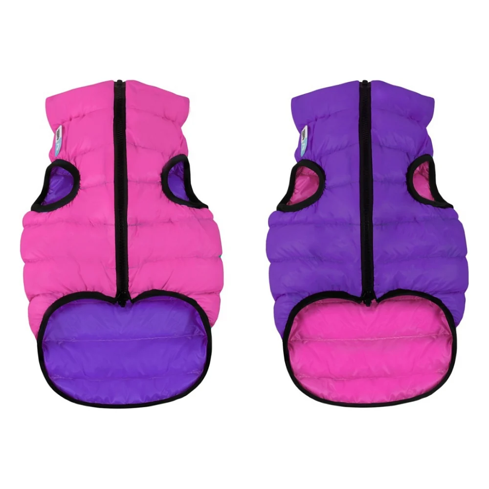 Курточка для тварин Airy Vest двостороння XS 22 фіолетово-рожева (1710)