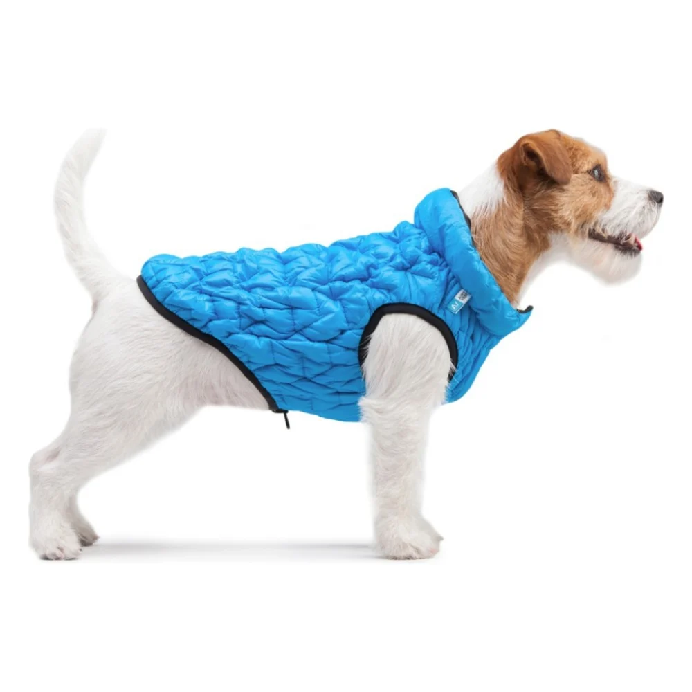 Курточка для тварин Collar AiryVest UNI двостороння M 43 блакитно-чорна (2546) — фото 5