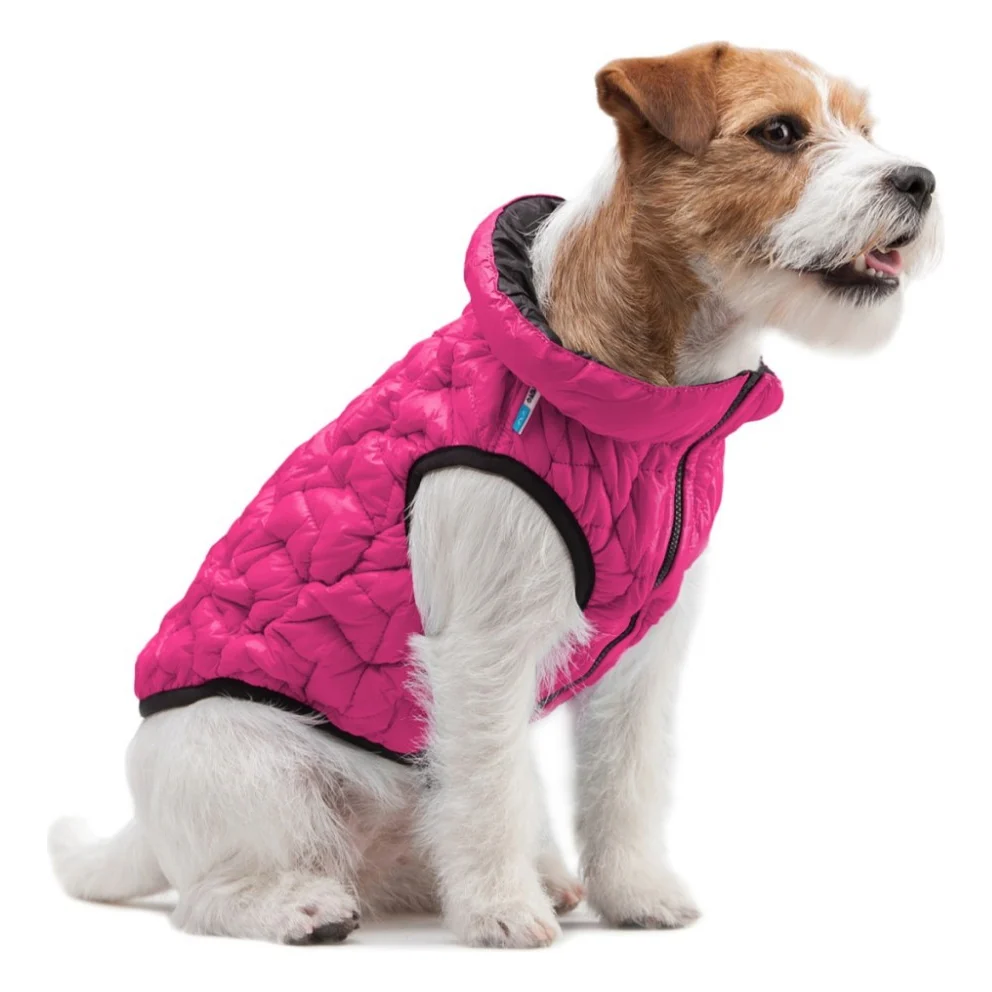 Курточка для тварин Collar AiryVest UNI двостороння XS 28 рожево-чорна (2507) — фото 5