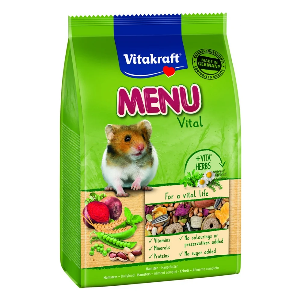 Корм для гризунів Vitakraft Menu Vital для хом’яків 400 г (4008239292223)