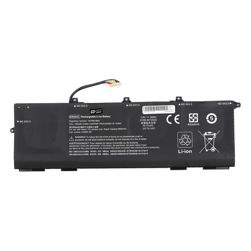 Акумулятор до ноутбука HP Elitebook x360 (OR04XL) 7.6V 6600mAh PowerPlant (NB462179)
