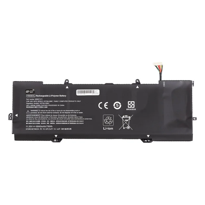 Акумулятор до ноутбука HP Spectre x360 15-ch000 (YB06XL) 11.55V 6840mAh PowerPlant (NB462148)