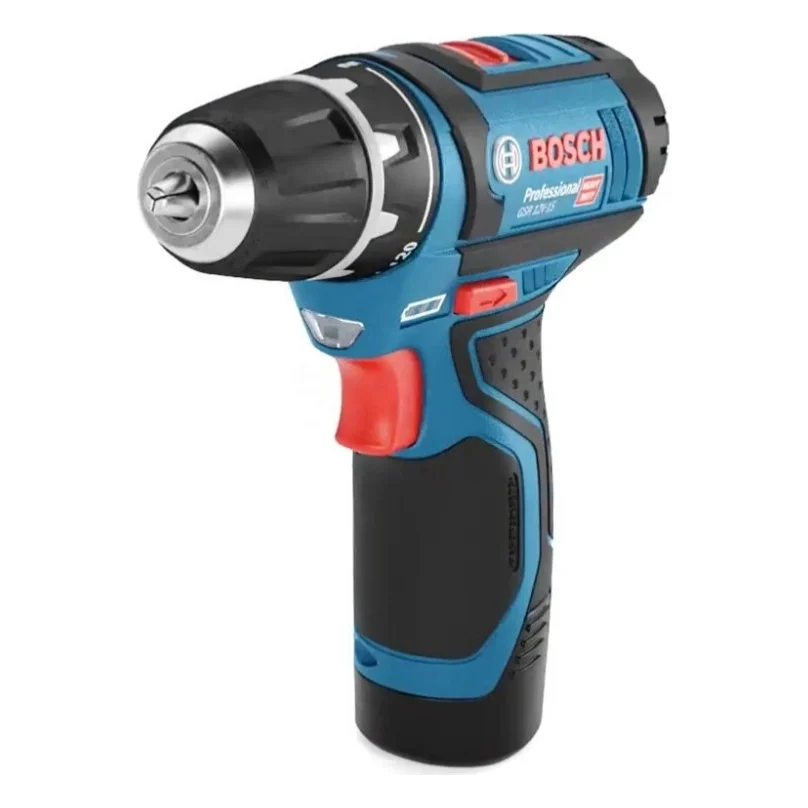 Шуруповерт Bosch GSR 12V-15 12В, 2х2А/год, 15-30Нм, 0-400/400-1300об/хв, набір 10 біт, кейс (0.601.868.10G) — фото 4