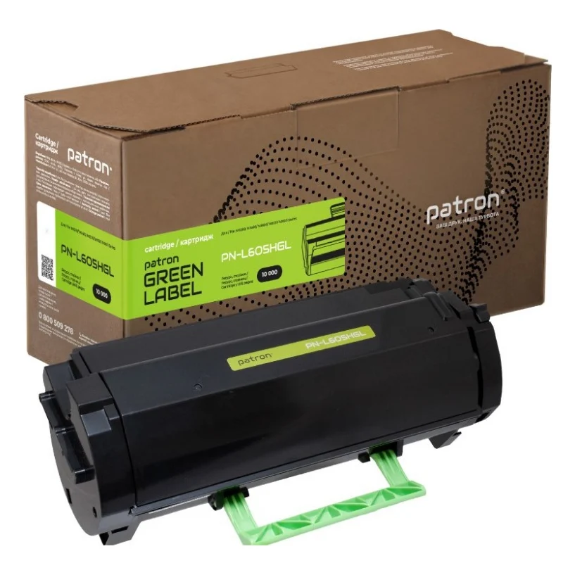 Тонер-картридж Patron Lexmark 60F5H00 Green Label (PN-L605HGL)