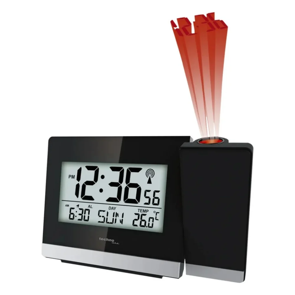 Настільний годинник Technoline WT536 проекційний Black (DAS301196)