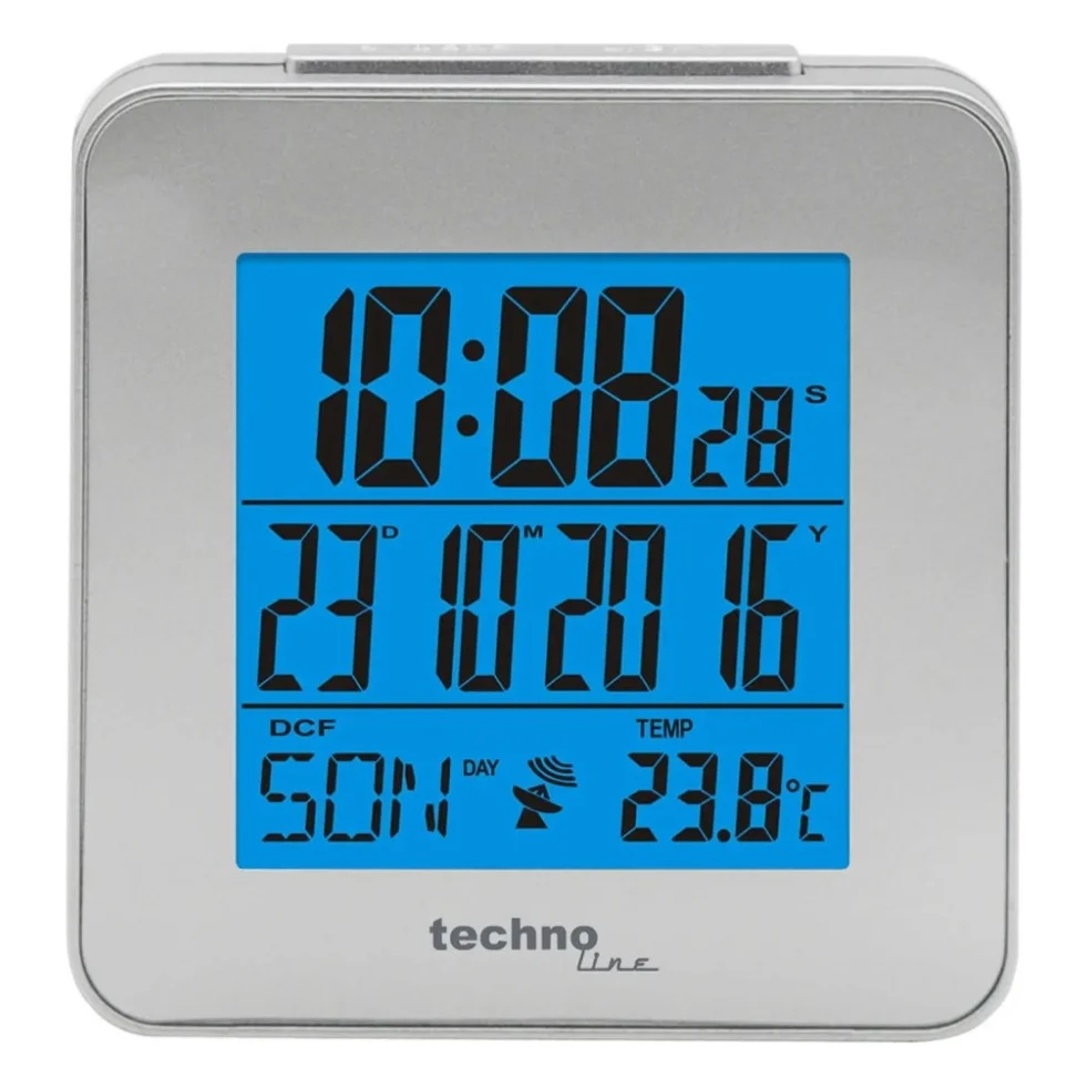 Настільний годинник Technoline WT268 Silver (DAS301305)