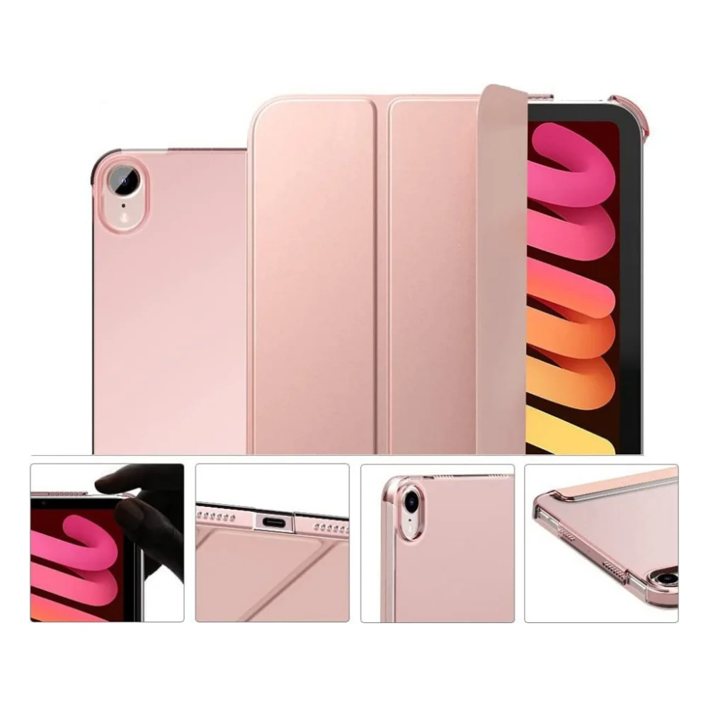 Чохол до планшета BeCover Tri Fold Hard Apple iPad Air 4 10.9 2020/2021 Pink (709660) (709660) — фото 5