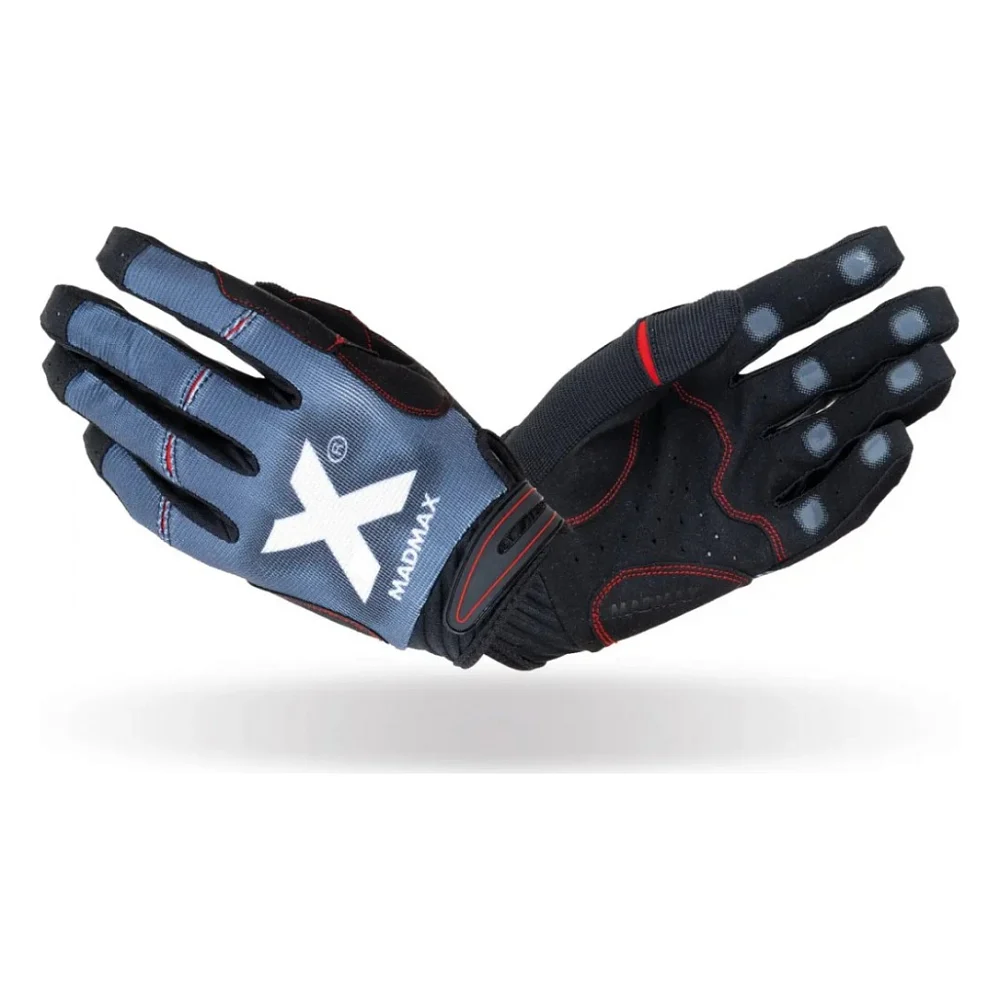 Рукавички для фітнесу MadMax MXG-102 X Gloves Black/Grey/White M (MXG-102-GRY_M)
