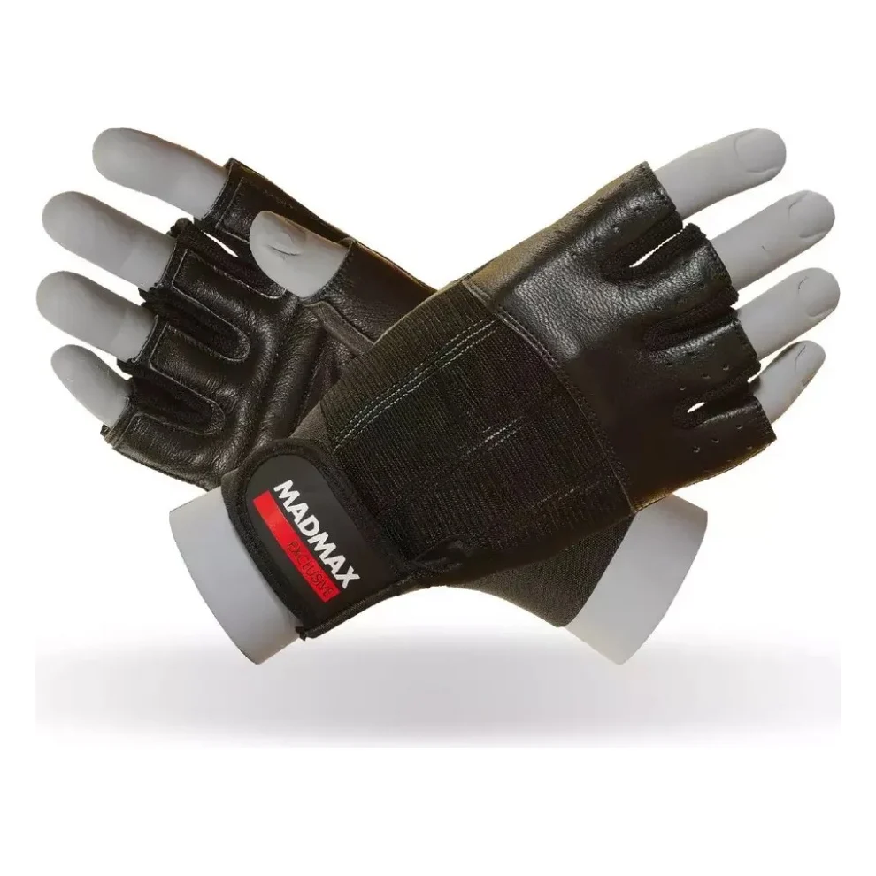 Рукавички для фітнесу MadMax MFG-248 Clasic Exclusive Black S (MFG-248-Black_S)