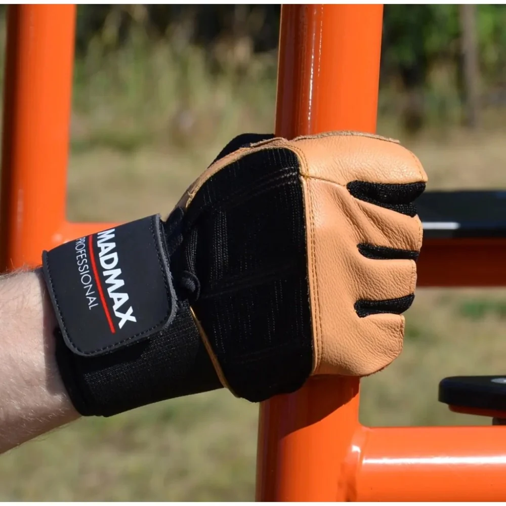 Рукавички для фітнесу MadMax MFG-269 Professional Brown XL (MFG-269-Brown_XL) — фото 5