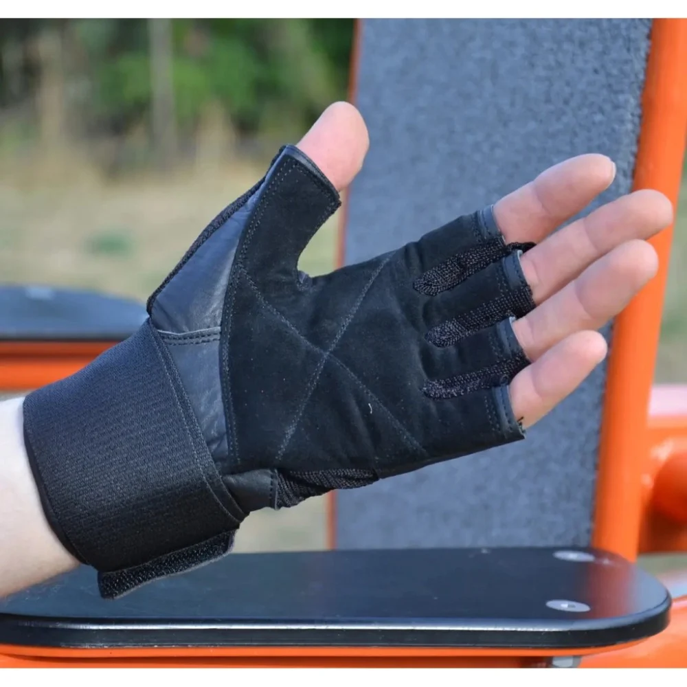 Рукавички для фітнесу MadMax MFG-269 Professional Exclusive Black S (MFG-269-Black_S) — фото 3