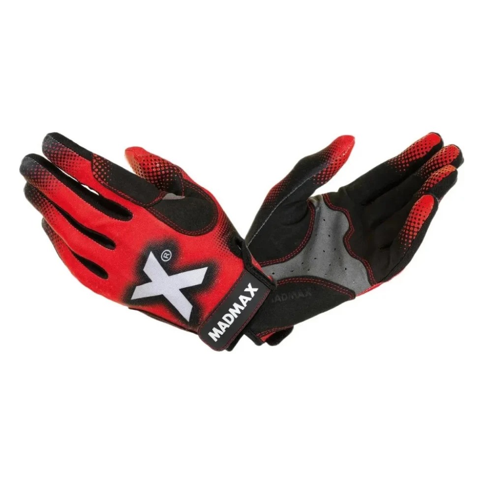 Рукавички для фітнесу MadMax MXG-101 X Gloves Black/Grey/Red S (MXG-101-RED_S)