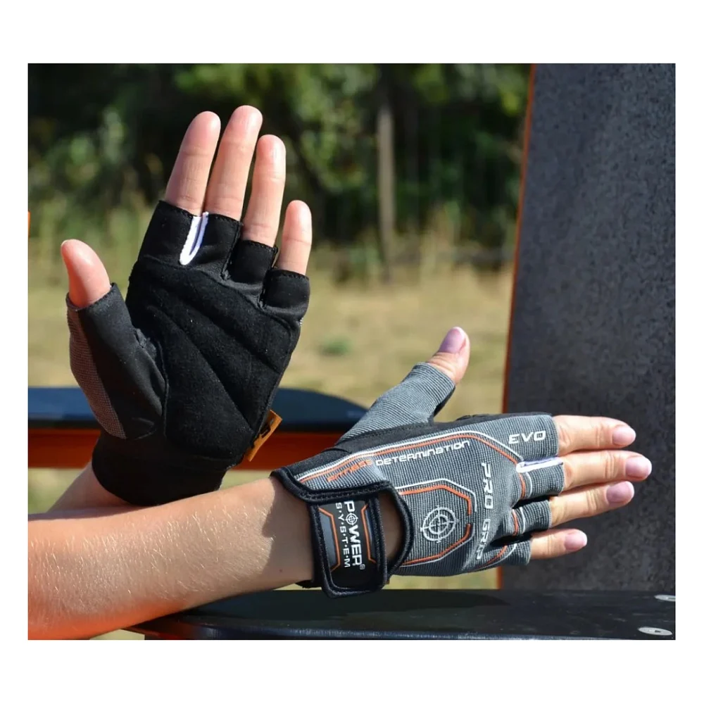 Рукавички для фітнесу Power System PS-2260 Pro Grip EVO Grey XL (PS_2260GR-5_XL) — фото 5