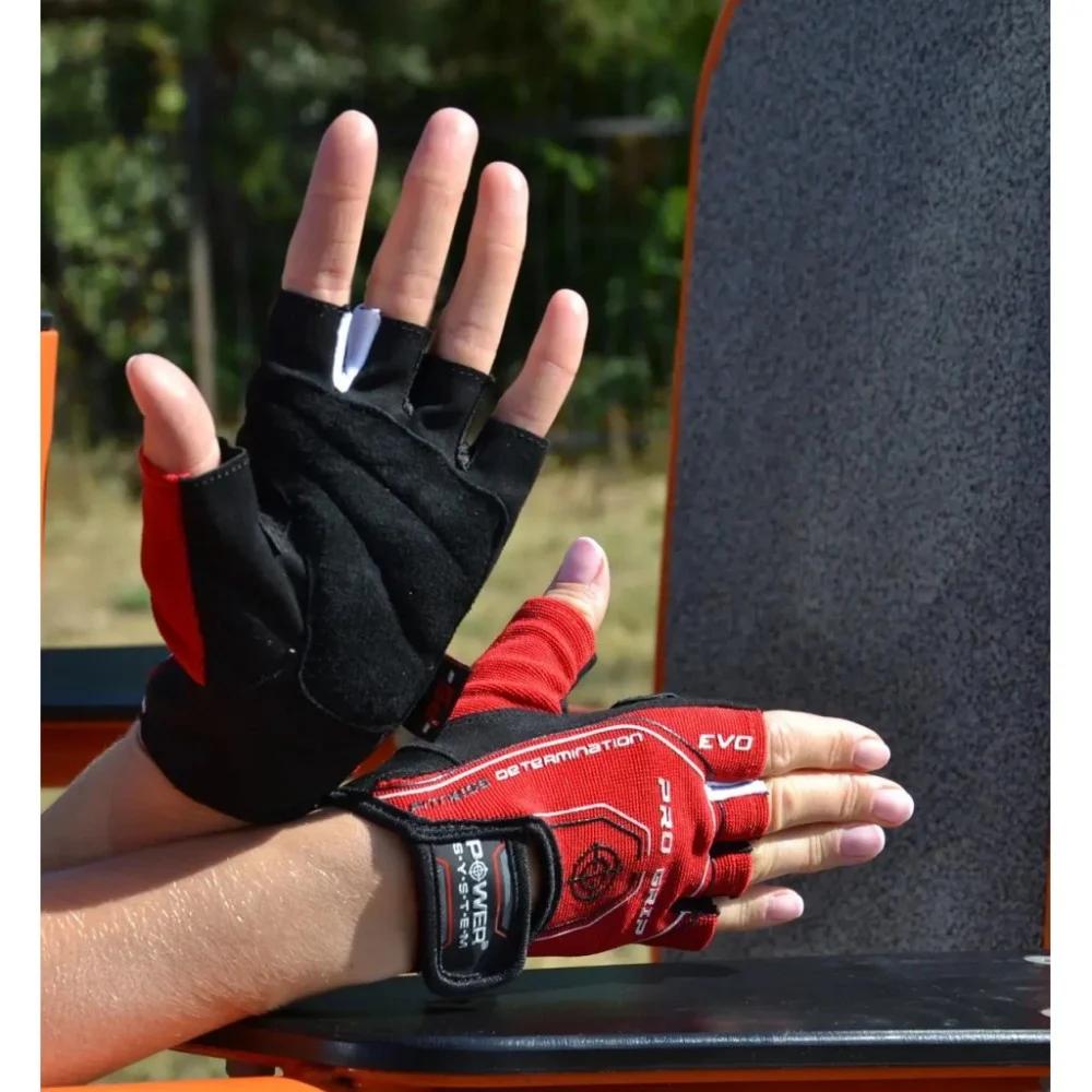 Рукавички для фітнесу Power System PS-2260 Pro Grip EVO Red XL (PS_2260RD-5_XL) — фото 4