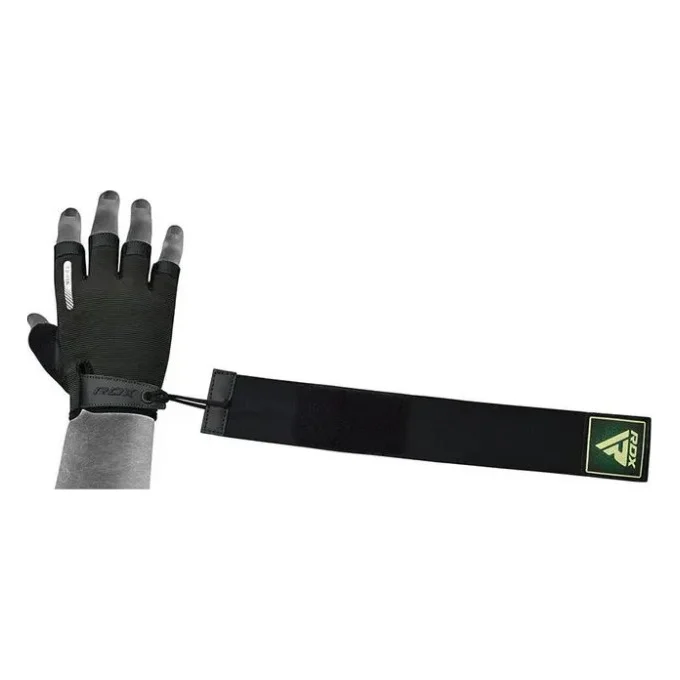 Рукавички для фітнесу RDX T2 Half Army Green L (WGA-T2HA-L) — фото 4