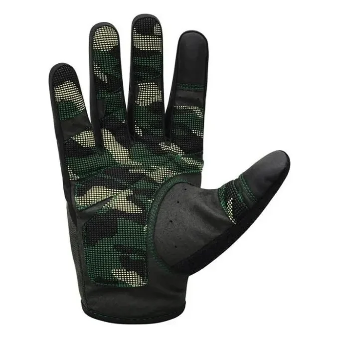 Рукавички для фітнесу RDX T2 Touch Screen Friendly Full Fingerf Army Green L (WGA-T2FA-L) — фото 2