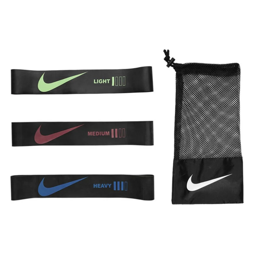 Еспандер Nike Resistance Bands Mini 3 PK NS чорний 3 шт N.100.6723.013.NS (887791406569)