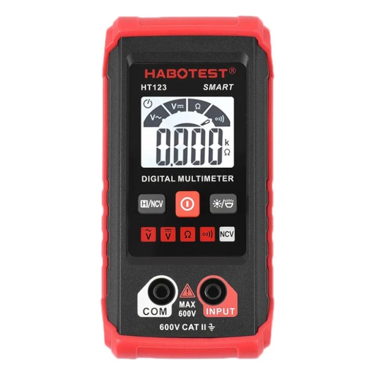 Цифровий мультиметр Habotest HT123 DC600V, AC600V (HT123)