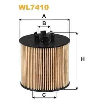 Фільтр масляний Wixfiltron WL7410