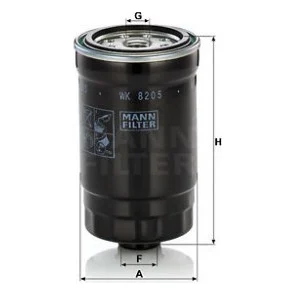 Фільтр паливний Mann WK8205